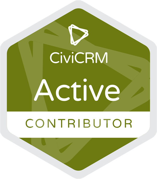 CiviCRM Active Contributor Badge
